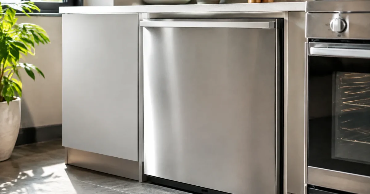 Apparecchio cucina acciaio inox sportello chiuso profilo compatto