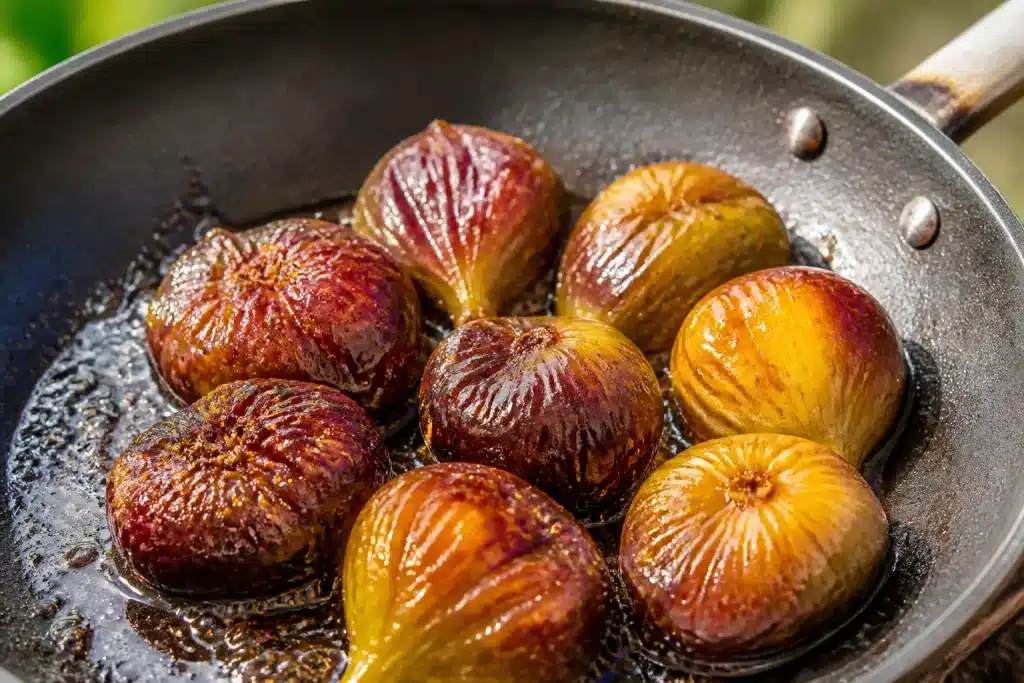 Fichi caramellati in padella con burro dorato