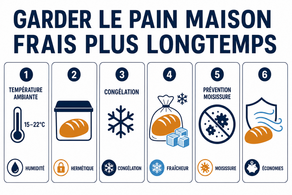 Garder le pain maison frais plus longtemps