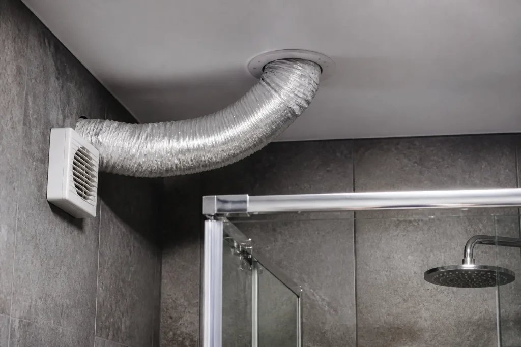 Tubo estrattore aria sistema umidita bagno studio